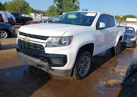 2021 Chevrolet Colorado 2Wd Short Box Wt z USA, uszkodzony, nr VIN 1GCGSBEA1M1268867